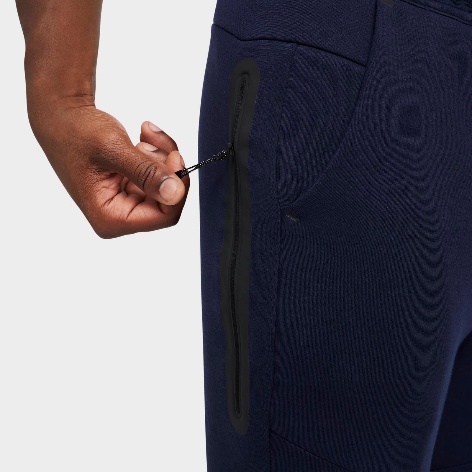Men's Nike Tech Fleece Jogger Pants - Obsidian/Black