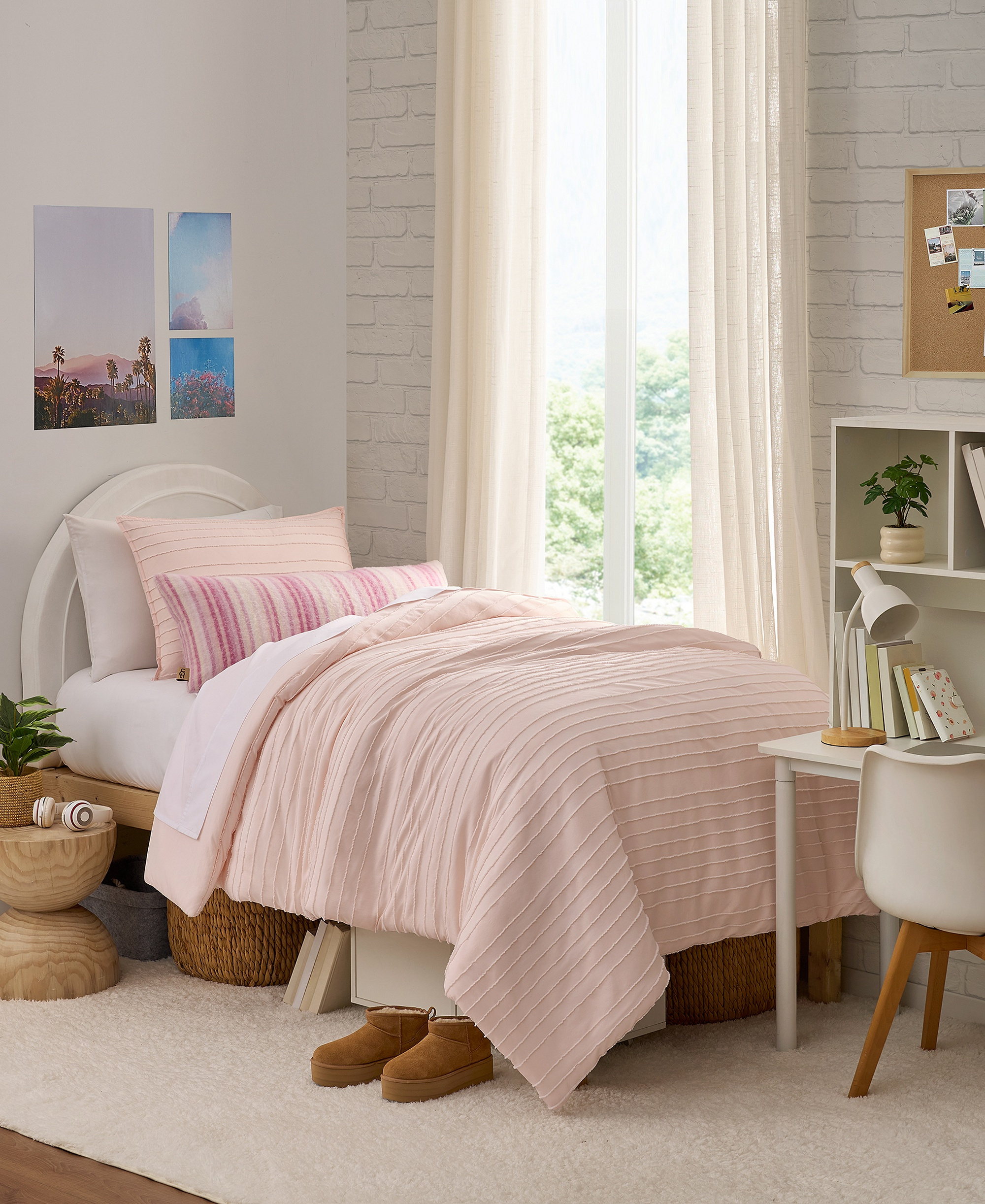 UGG® Devon Textured 2-Pc. Comforter Set, Twin/Twin XL - Himalayan Salt