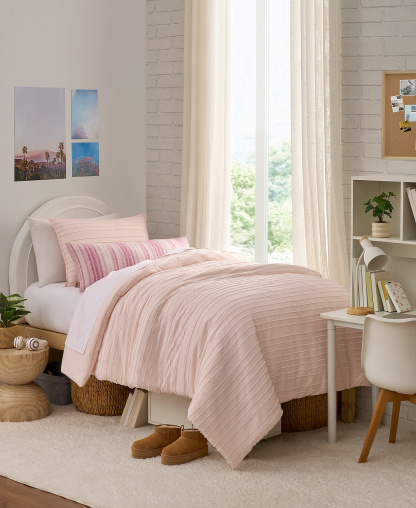 UGG® Devon Textured 2-Pc. Comforter Set, Twin/Twin XL - Himalayan Salt