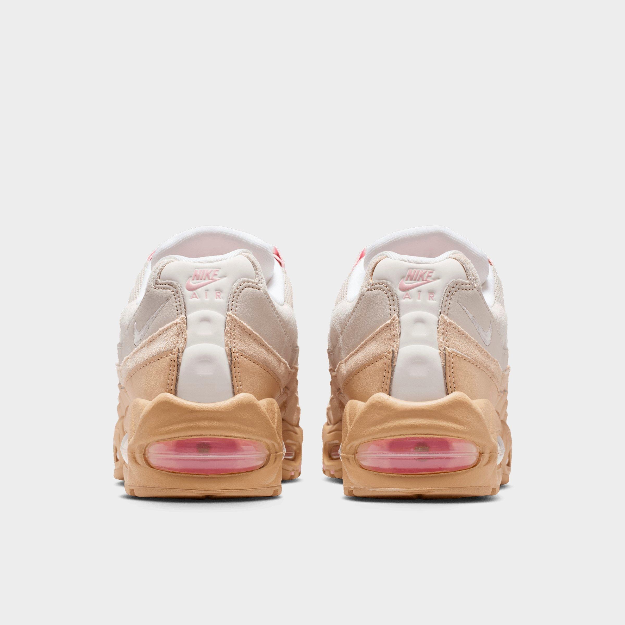 Women's Nithtke Air Max 95 Casual Shoes - British Khaki/Linen/Sanddrift/Phantom - Back view