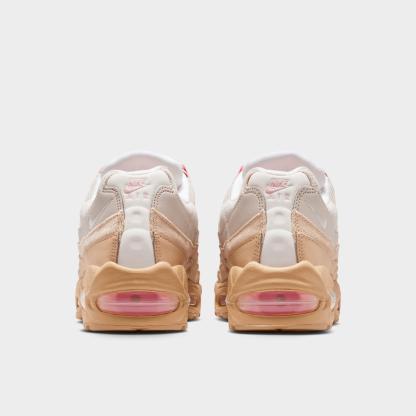 Women's Nithtke Air Max 95 Casual Shoes - British Khaki/Linen/Sanddrift/Phantom - Back view