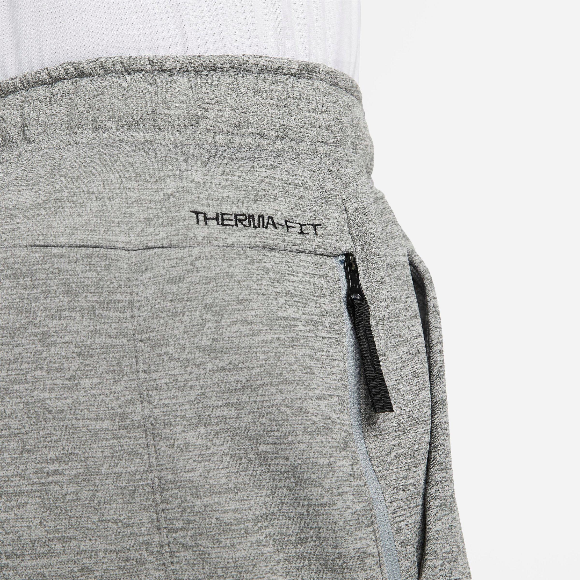 Men's Nithtke Therma-FIT Sweatpants - Dark Grey Heather/Particle Grey/Black