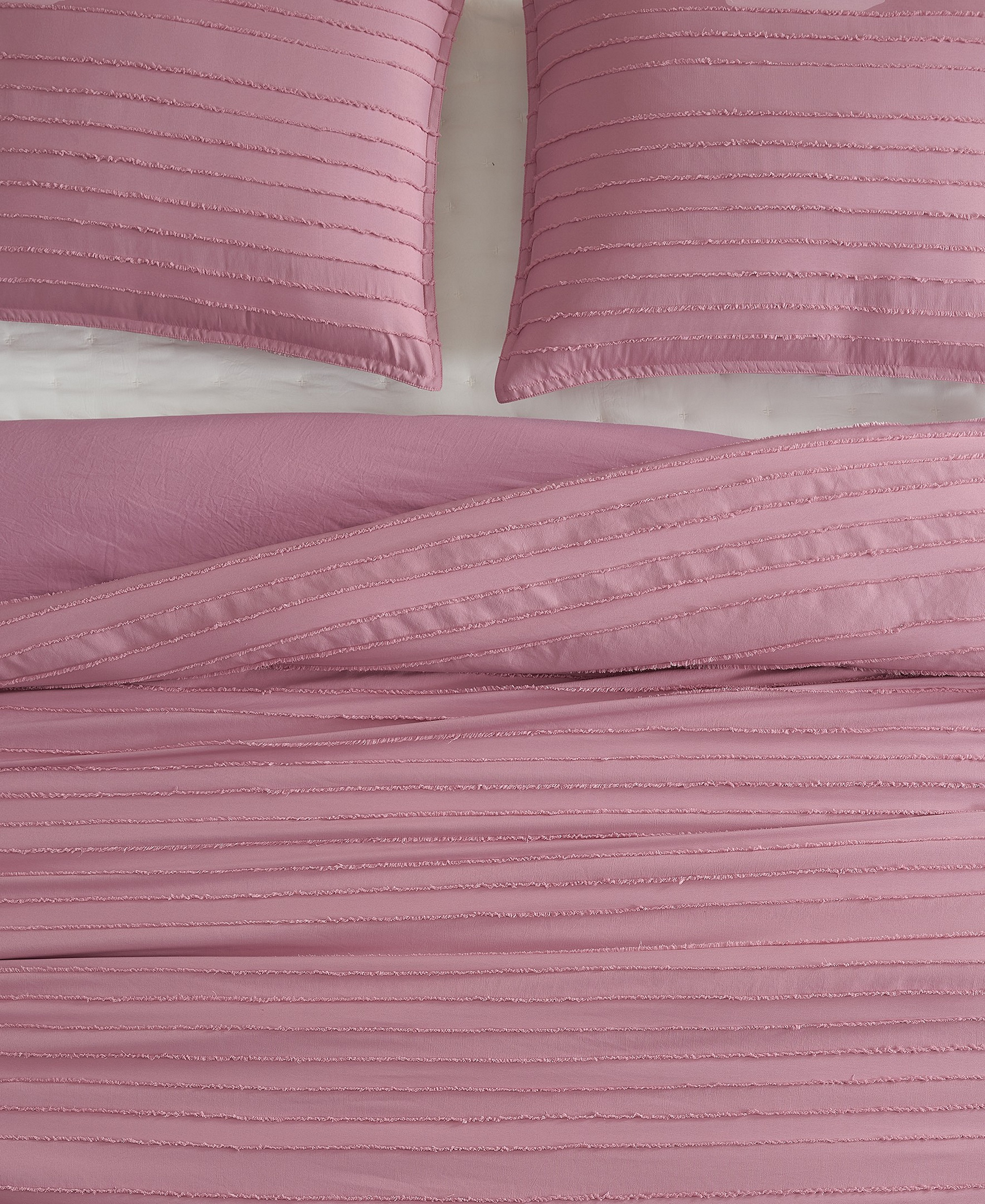 UGG® Devon Textured 2-Pc. Comforter Set, Twin/Twin XL - Dusty Orchid