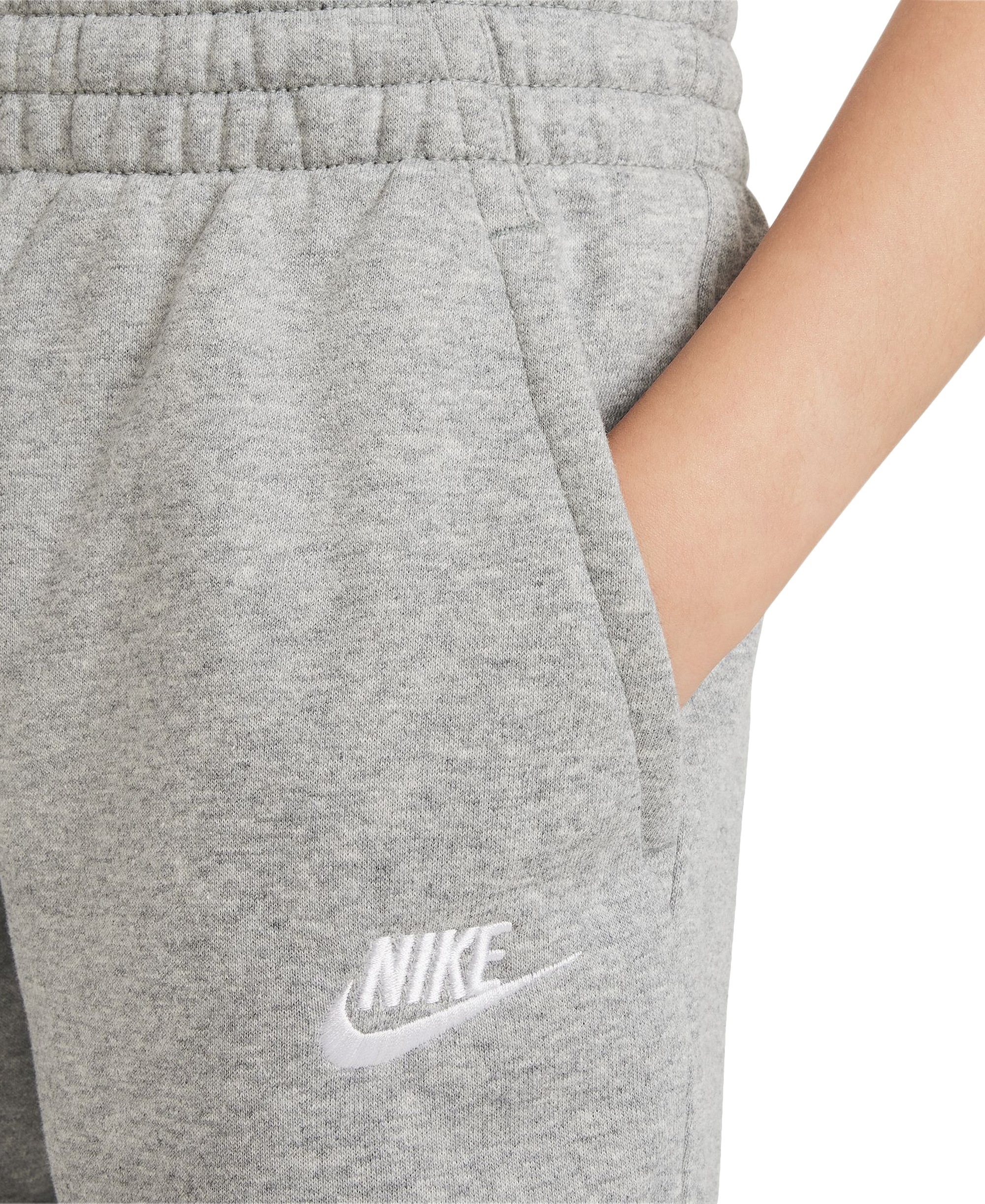 Nike Big Kids Sportswear Club Fleece French Terry 7" Shorts - Dk Grey Heather
