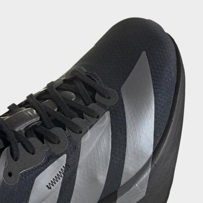 Men's adidas Adizero Adios Pro 4 Running Shoes - Core Black/Iron Metallic/Carbon - view 3