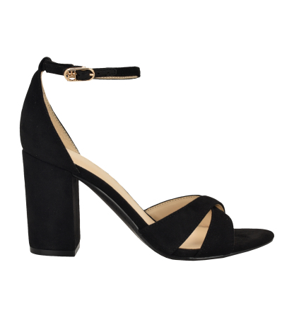 Tommy Hilfiger Women's Zuline High Block Heel Dress Sandals - Black