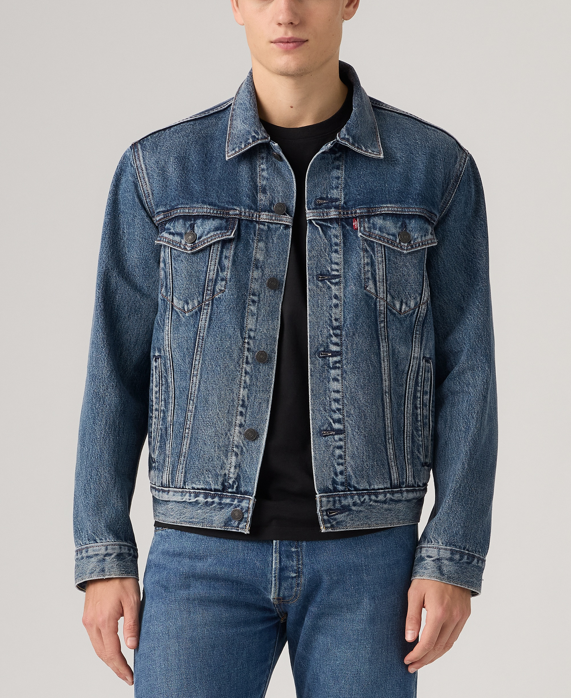 Levi's Men's Regular-Fit Stretch Denim Trucker Jacket - Lombard