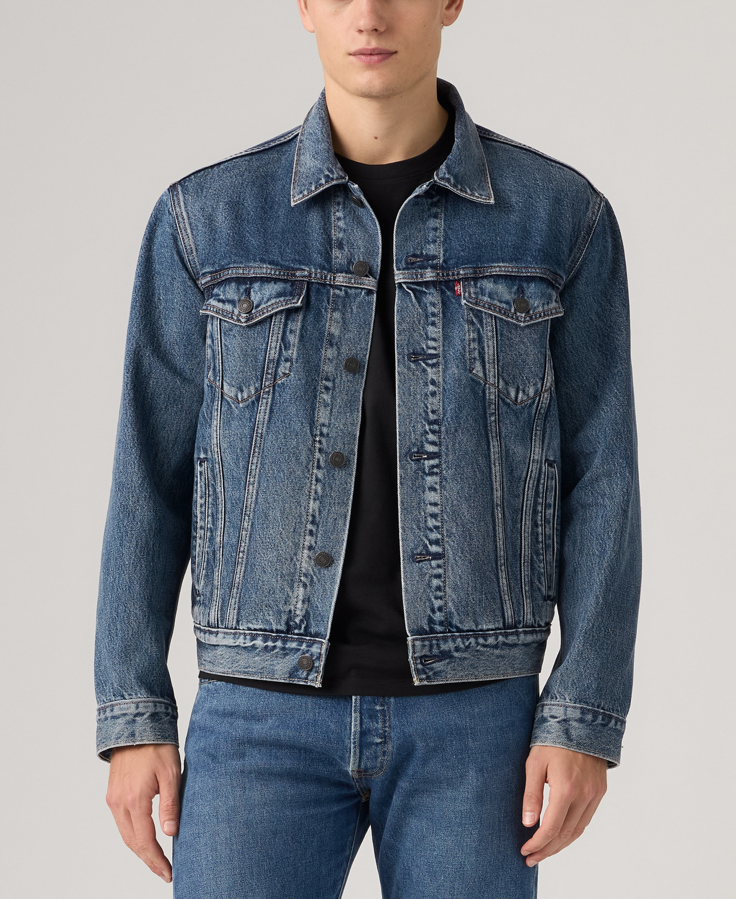 Levi's Men's Regular-Fit Stretch Denim Trucker Jacket - Lombard