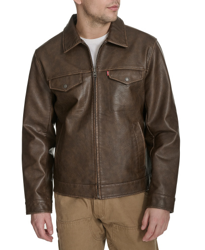 Levi's Men's Classic-Fit Trucker Jacket - Saddle