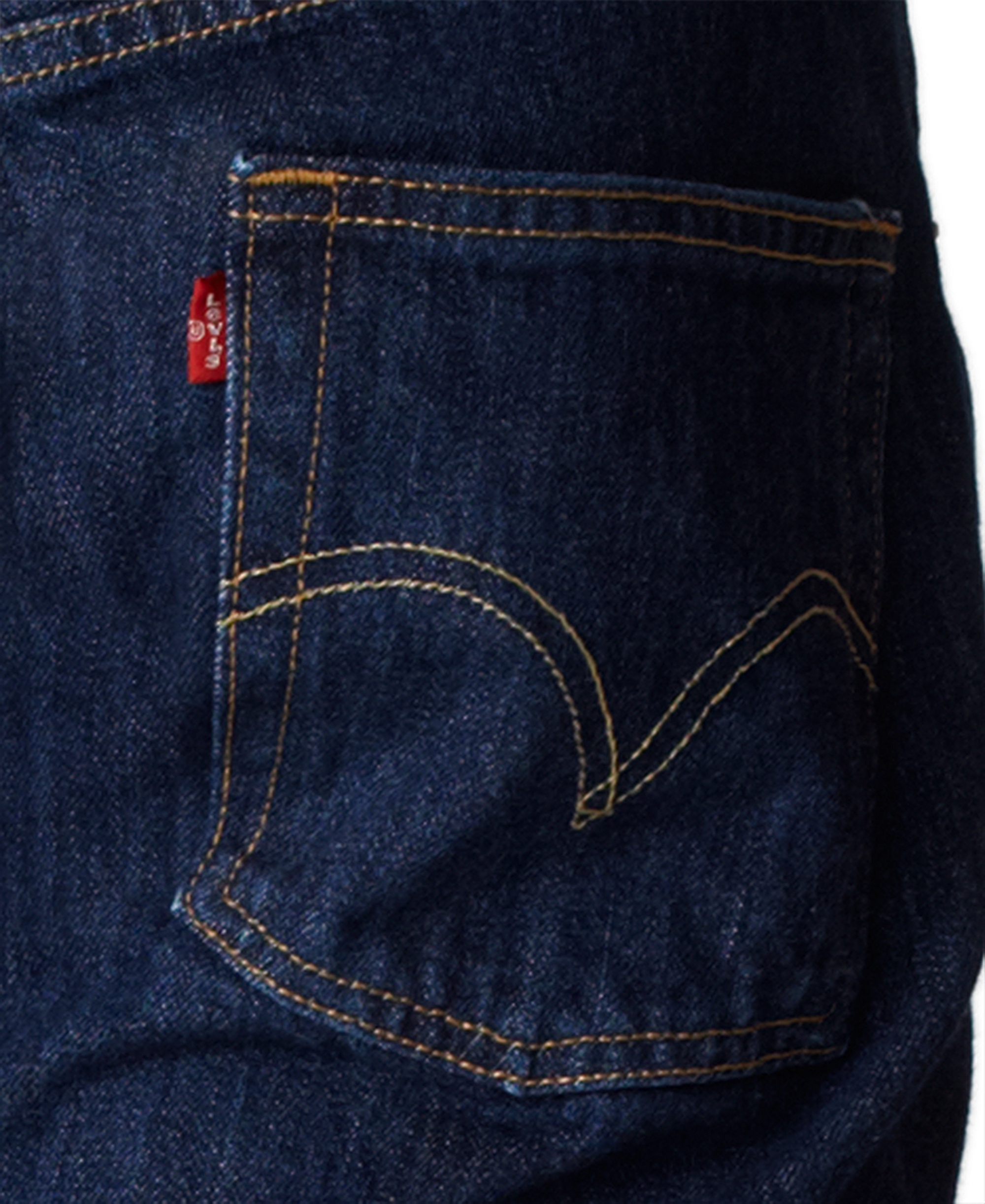 Levi's Men's 501™ Regular-Fit Button Fly Non-Stretch Jeans - Rinse