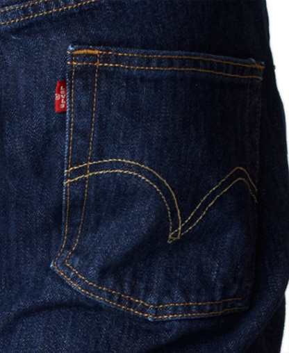 Levi's Men's 501™ Regular-Fit Button Fly Non-Stretch Jeans - Rinse