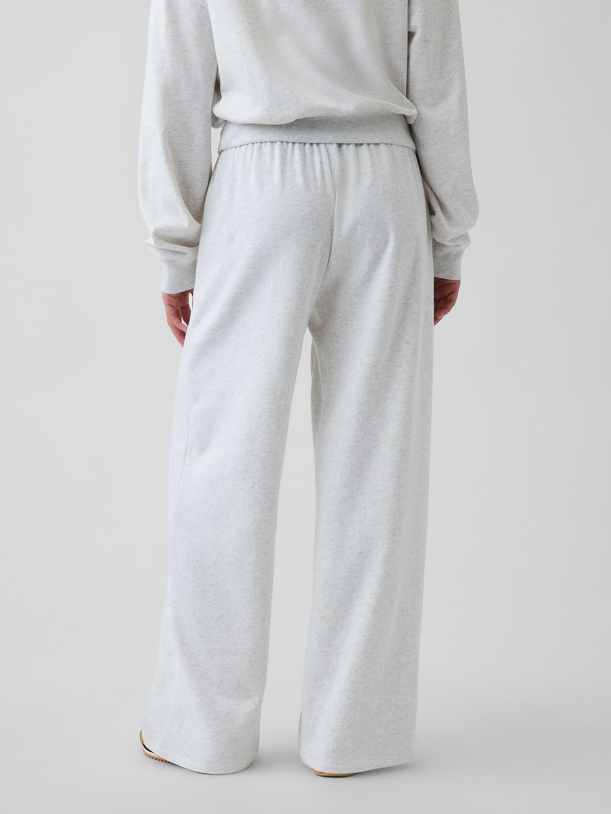 Mid Rise VintageSoft Terry Loose Sweatpants - Pale heather grey