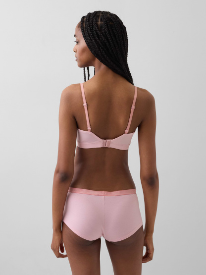 SecondSkin Crossover Bralette - Pure pink
