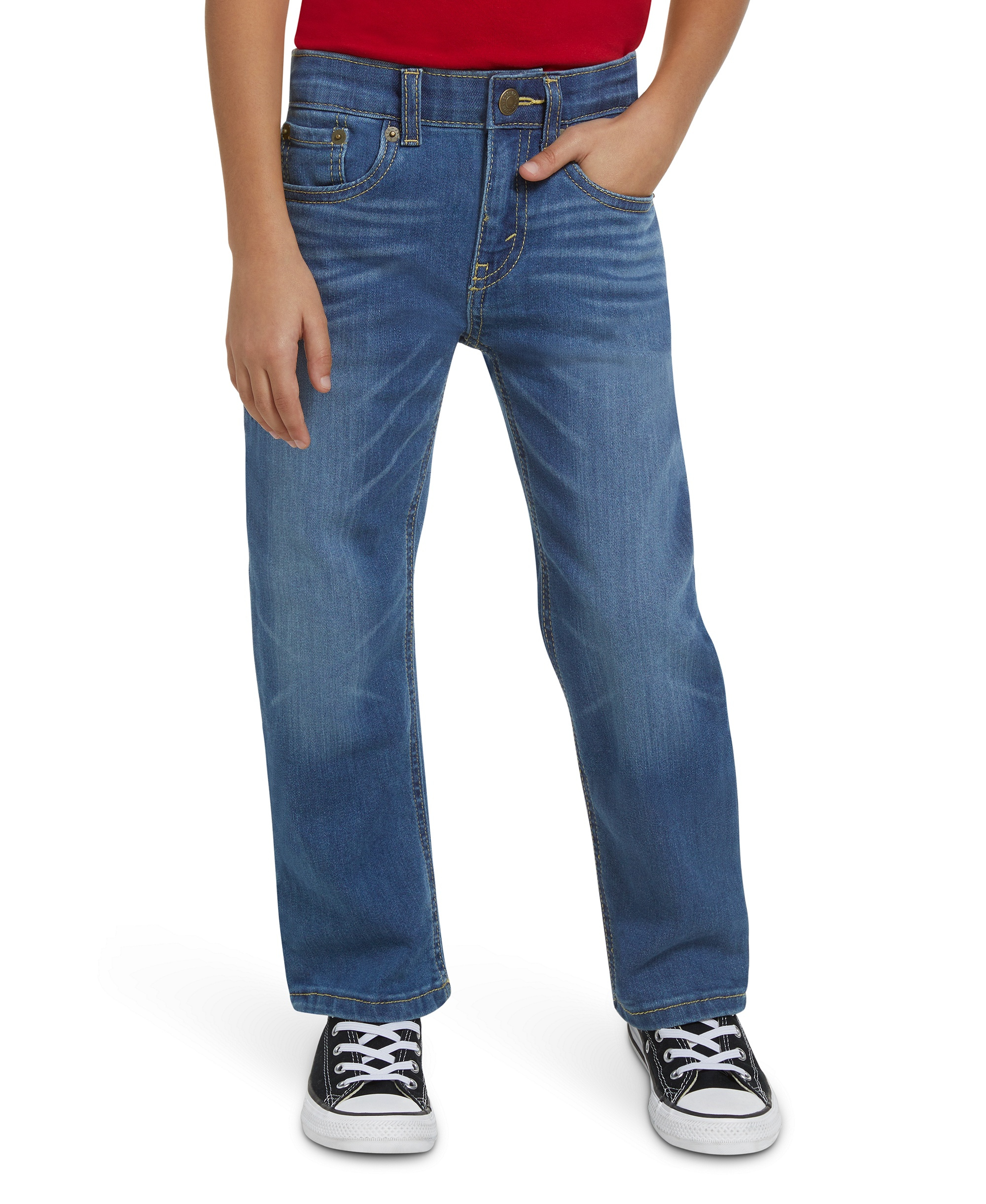 Levi's Boys' 4-7 514 Straight Stretch Performance Jeans - Blue