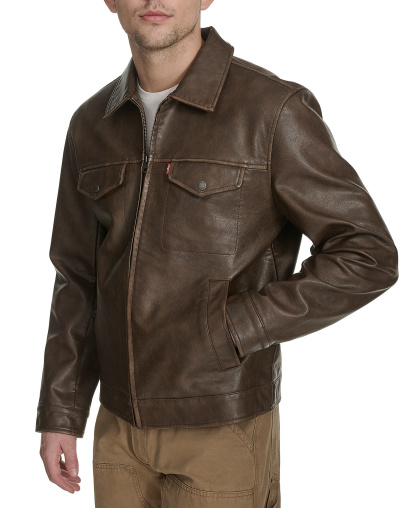 Levi's Men's Classic-Fit Trucker Jacket - Saddle