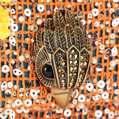 Kurt Geiger London Kurt's Cabana Mini Kensington Flap Bag - Multi Colored - view 5