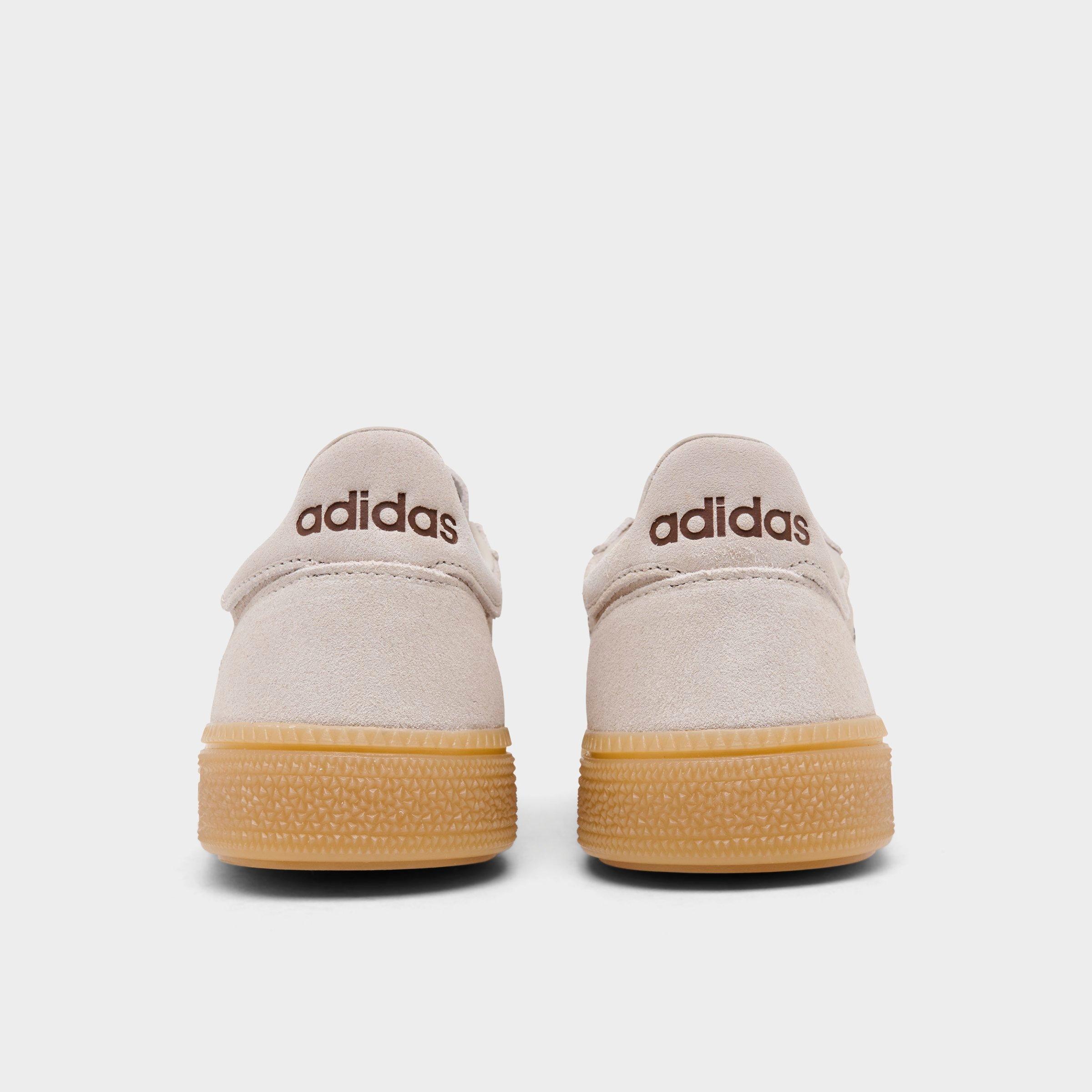 Big Kids' adidas Originals Handball Spezial Casual Shoes - Part 2 - Wonder Beige/Preloved Brown/Gum - Back view