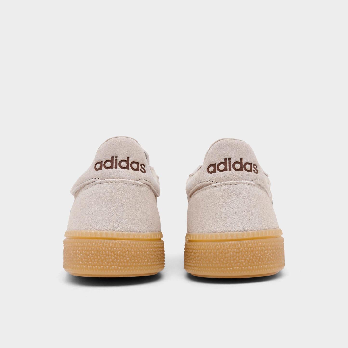 Big Kids' adidas Originals Handball Spezial Casual Shoes - Part 2 - Wonder Beige/Preloved Brown/Gum - Back view