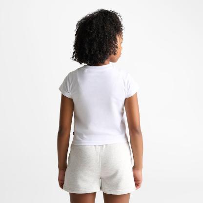 Girls' Big Kids' New Balance Tricolor Baby T-Shirt - Bright White - view 4