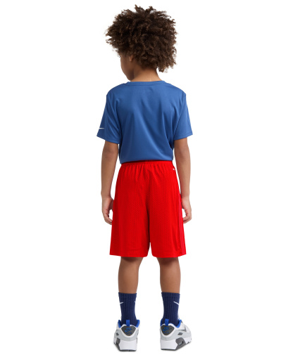 Nike Boys' 4-7 Dri-FIT Logo Mesh Pull-On Shorts - University Red