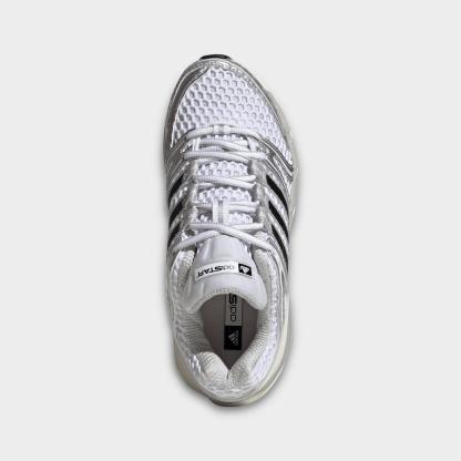 Big Kids' adidas Adistar Control 5 Casual Shoes - Cloud White/Silver Metallic/Grey One - view 5