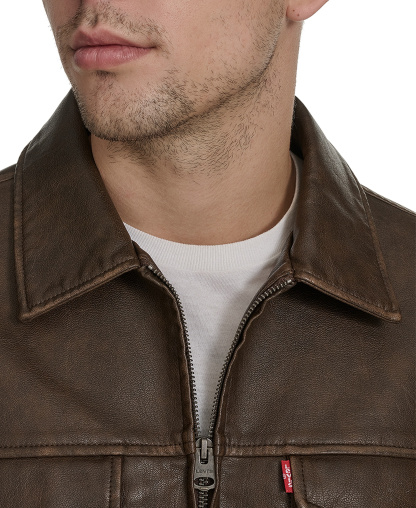 Levi's Men's Classic-Fit Trucker Jacket - Saddle