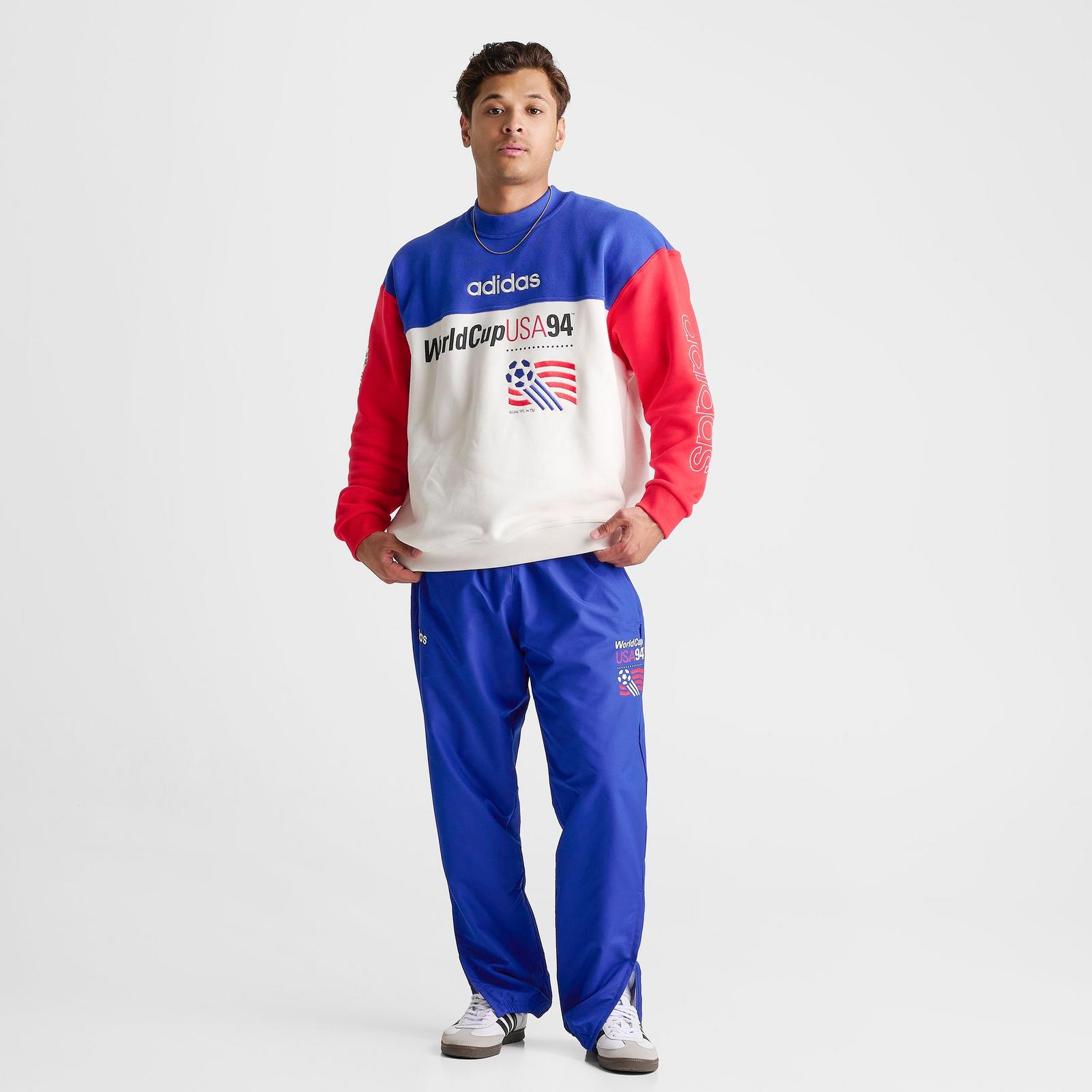 Men's adidas FIFA World Cup USA 94 Graphic Sweatshirt - Team Royal Blue/Cloud White - view 2