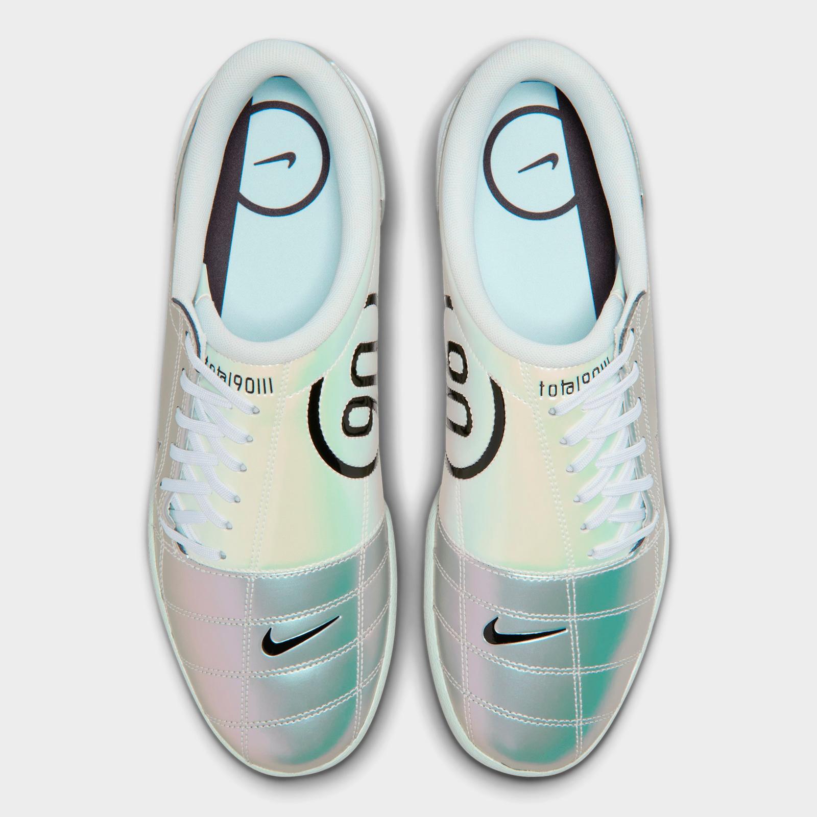 Men's Nike Total 90 Casual Shoes - Off White/Light Silver/Black