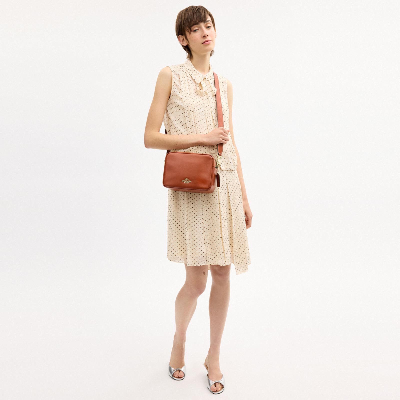 Carey Crossbody Bag - Gold/Cinnamon - view 3