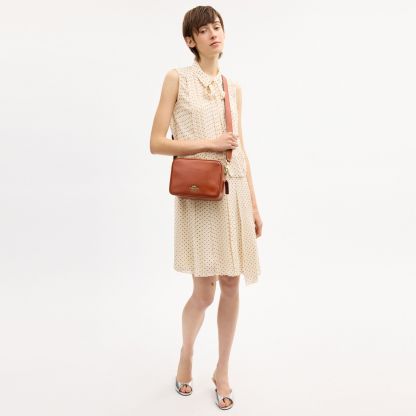 Carey Crossbody Bag - Gold/Cinnamon - view 3