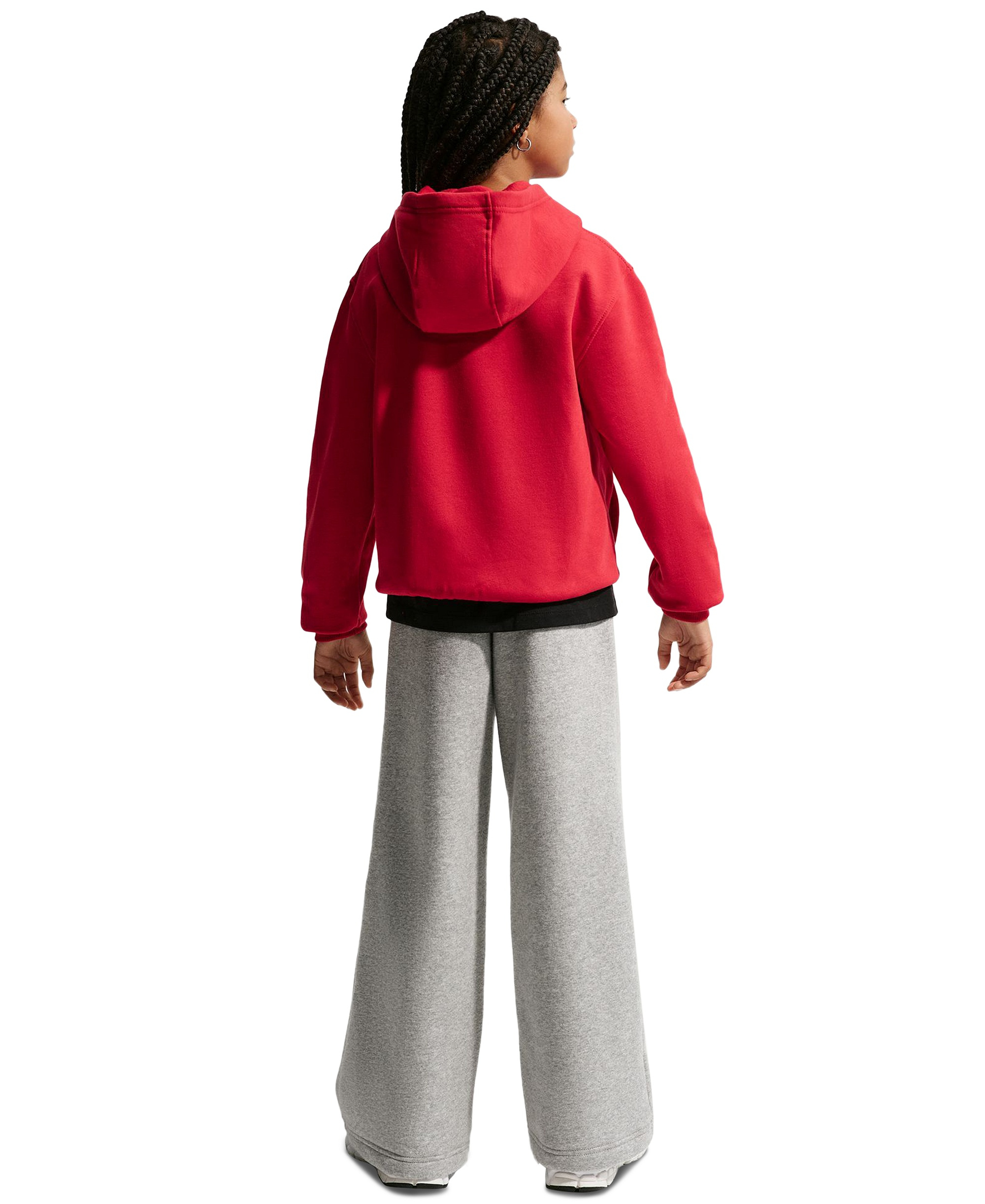 Nike Boys' 8-20 Sportswear Club Fleece Long-Sleeve Hoodie - Gym Red