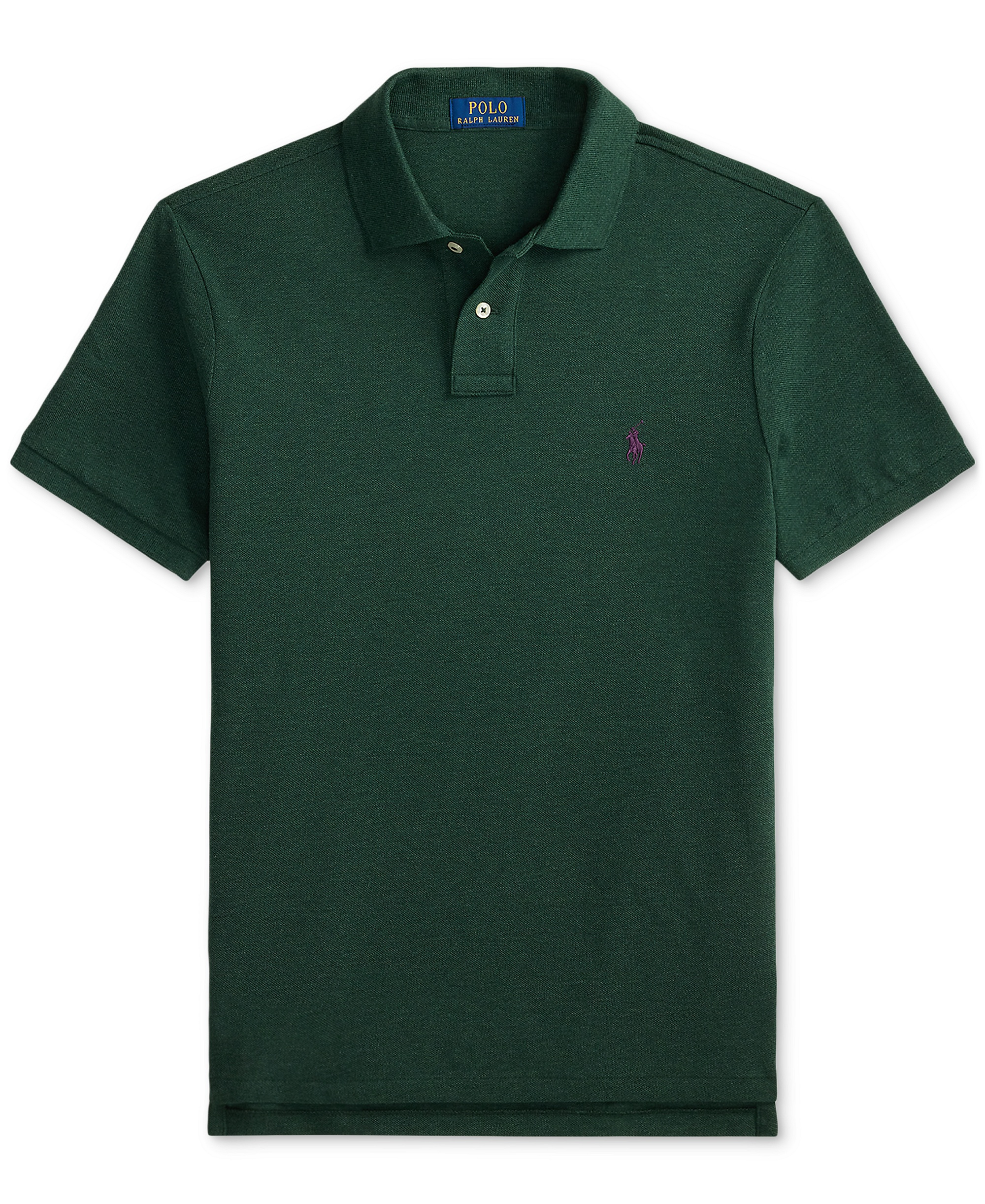 Polo Ralph Lauren Men's Classic-Fit Mesh Polo Shirt - Scotch Pine Heather