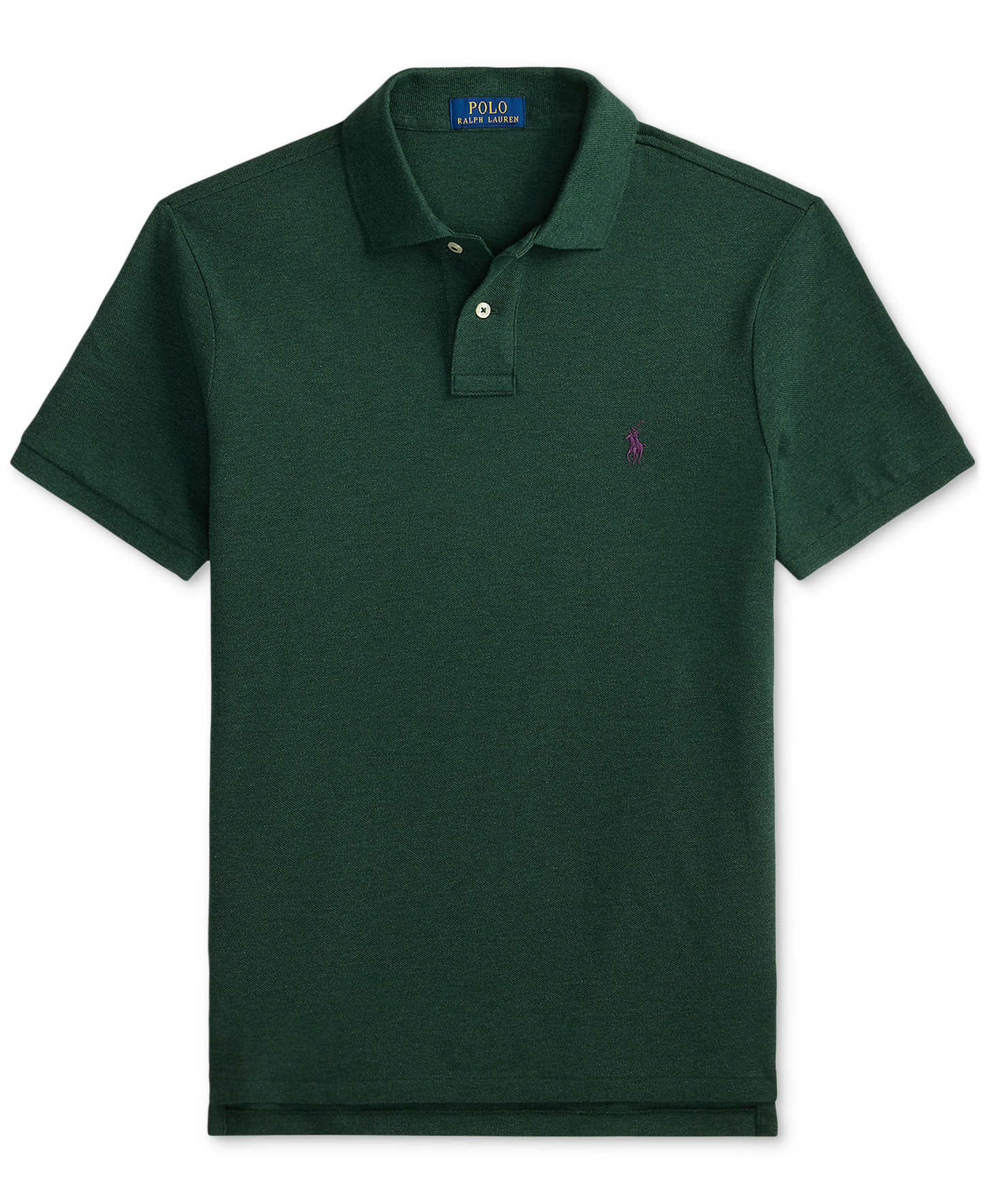 Polo Ralph Lauren Men's Classic-Fit Mesh Polo Shirt - Scotch Pine Heather