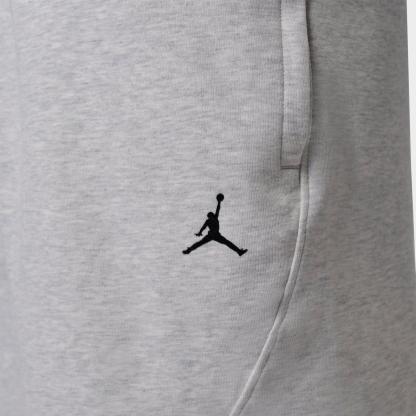 Men's Jordan Sport Hoop Fleece Shorts - Grey Heather/Pale Grey/Black - view 6