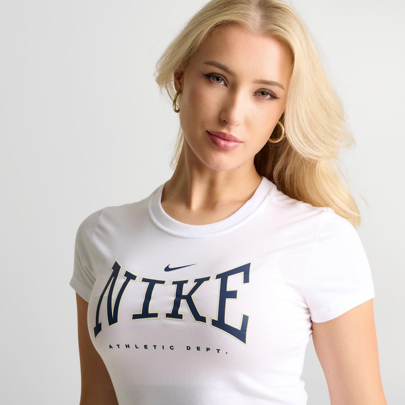 Women's Nike Sportswear Slim Mod Crop T-Shirt - White (IR8967-100)