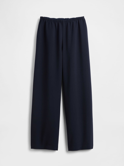 Easy Wide-Leg Pants - New classic navy blue