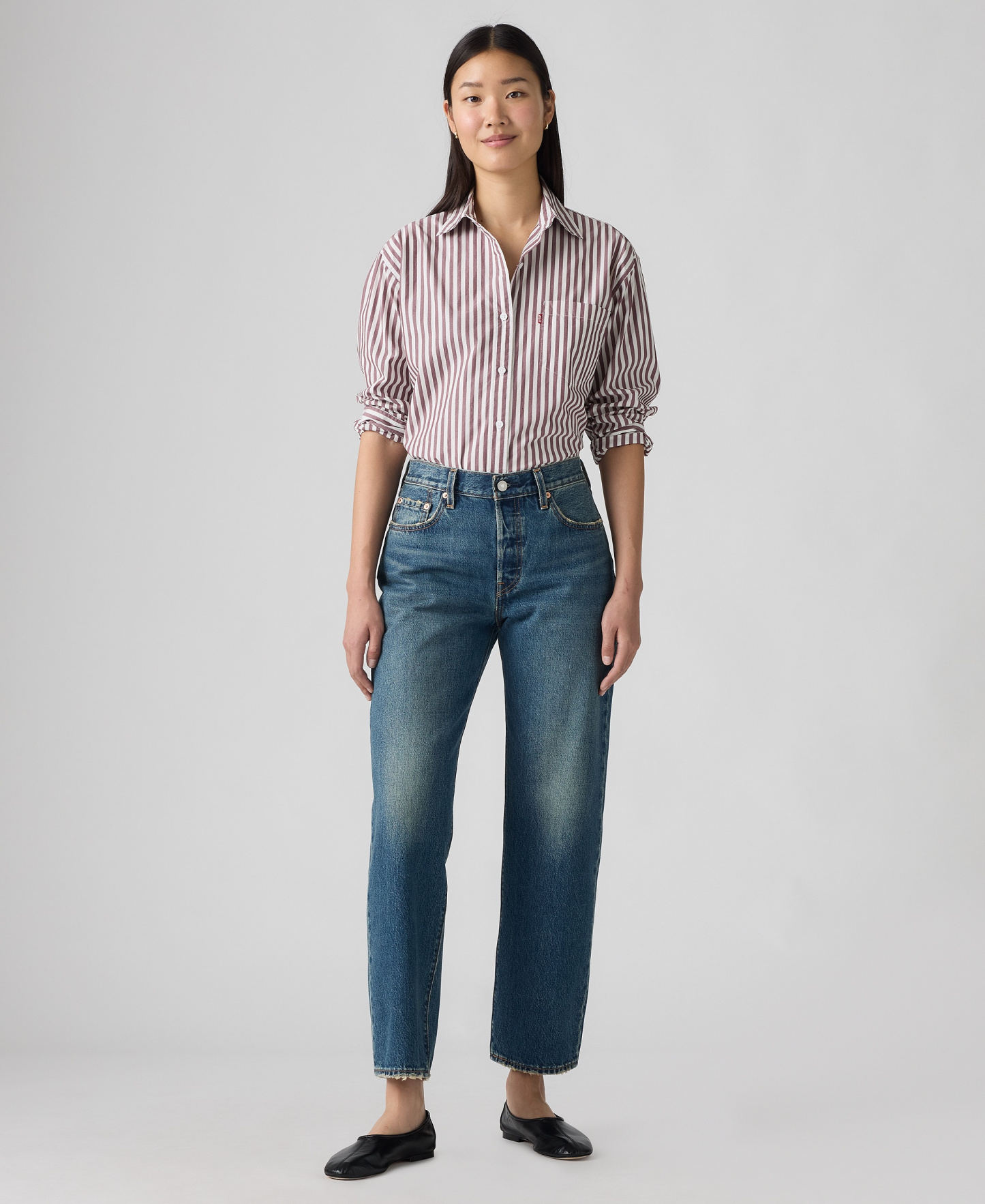 Levi's Premium Women's 501 90's Ankle Mid-Rise Straight-Fit Jeans - Vanity Agenda