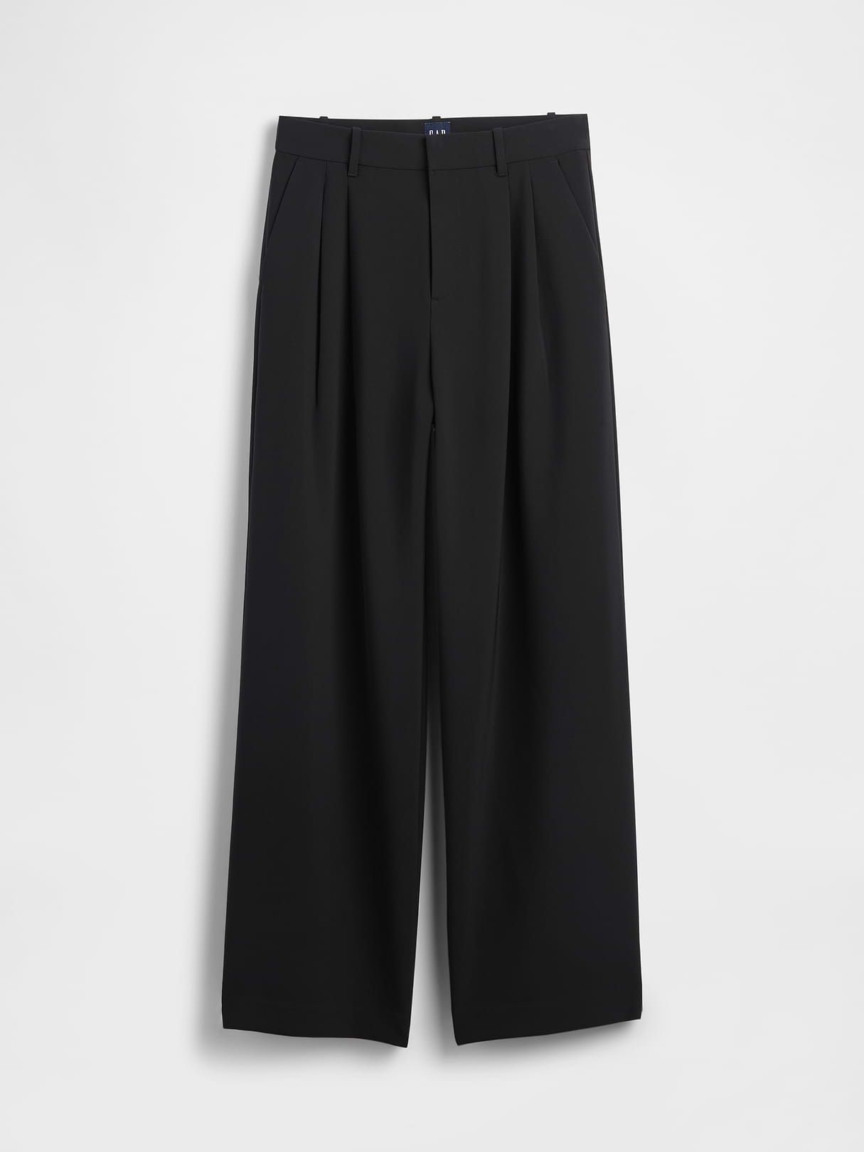365 High Rise Pleated Trousers - Black
