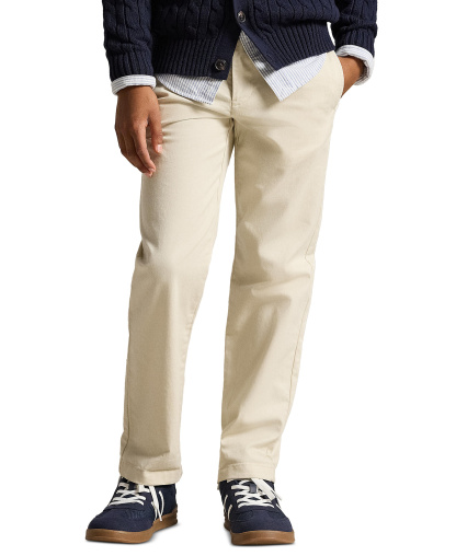 Polo Ralph Lauren Boys' 8-20 Straight-Fit Stretch Twill Pants - Basic Sand