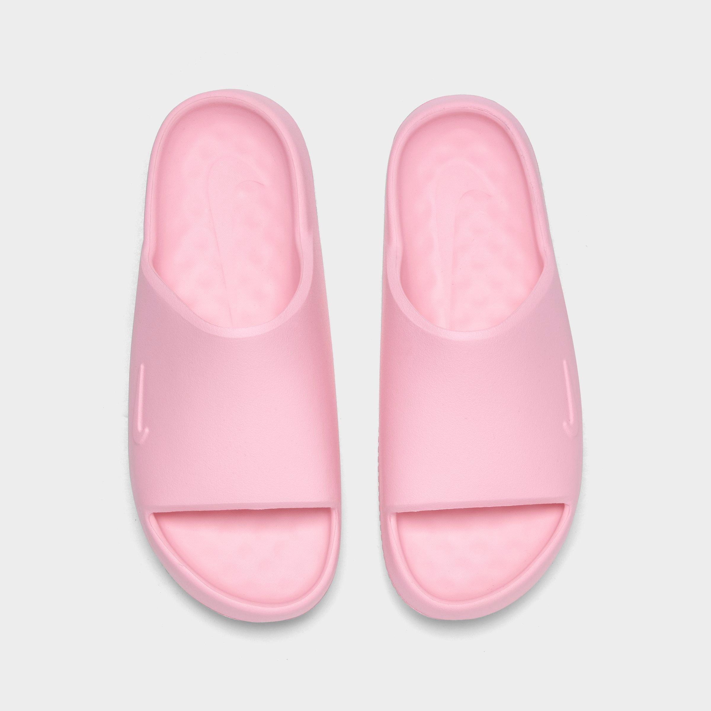 Big Kids' Nithtke Calm 2.0 Slide Sandals - Medium Soft Pink/Medium Soft Pink - Top view