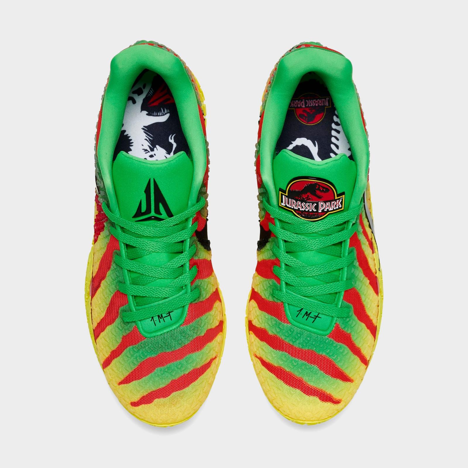 Nike Ja 3 Basketball Shoes - Green Spark/Black/University Red/Dynamic Yellow