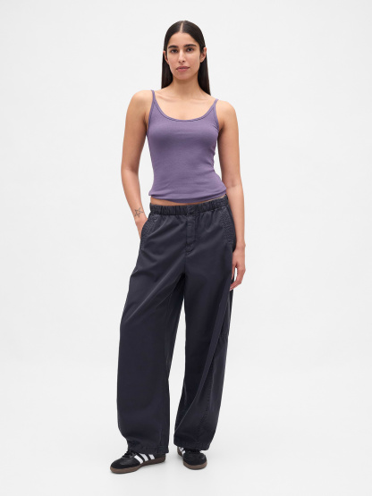 Modern Crop Cami - Dark purple violet