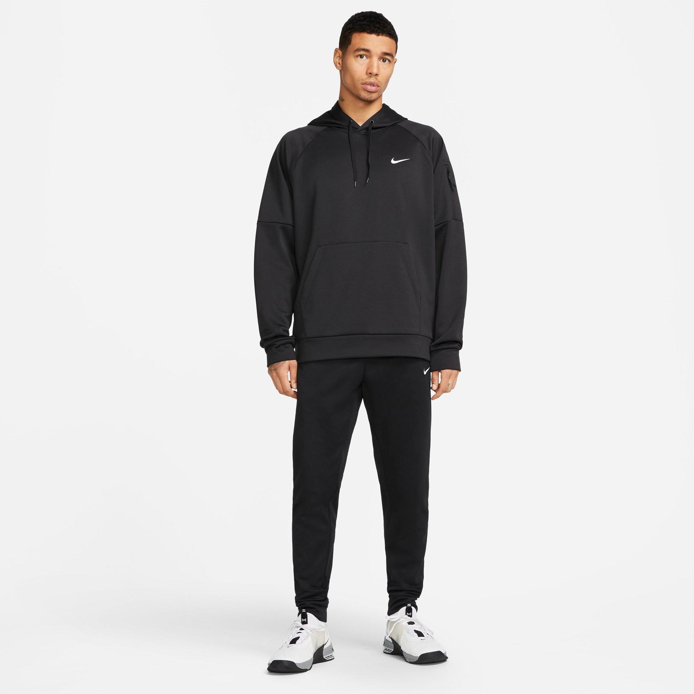 Men's Nithtke Therma-FIT Pullover Training Hoodie - Black/Black/White