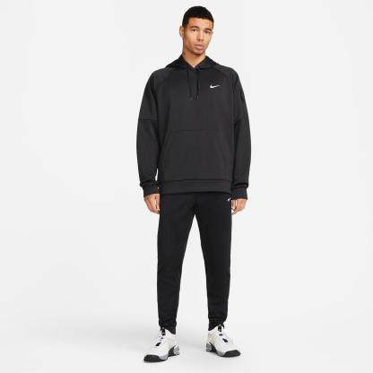 Men's Nithtke Therma-FIT Pullover Training Hoodie - Black/Black/White