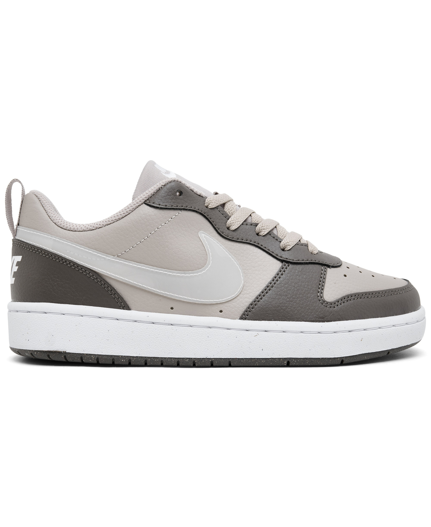 Nike Big Kids Court Borough Low Recraft Lifestyle Sneakers from Finish Line - Moon Particle, White