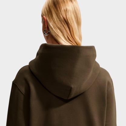 Women's Nithtke Studio Fleece Medium-Weight Pullover Hoodie - Dark Hazel/Sail