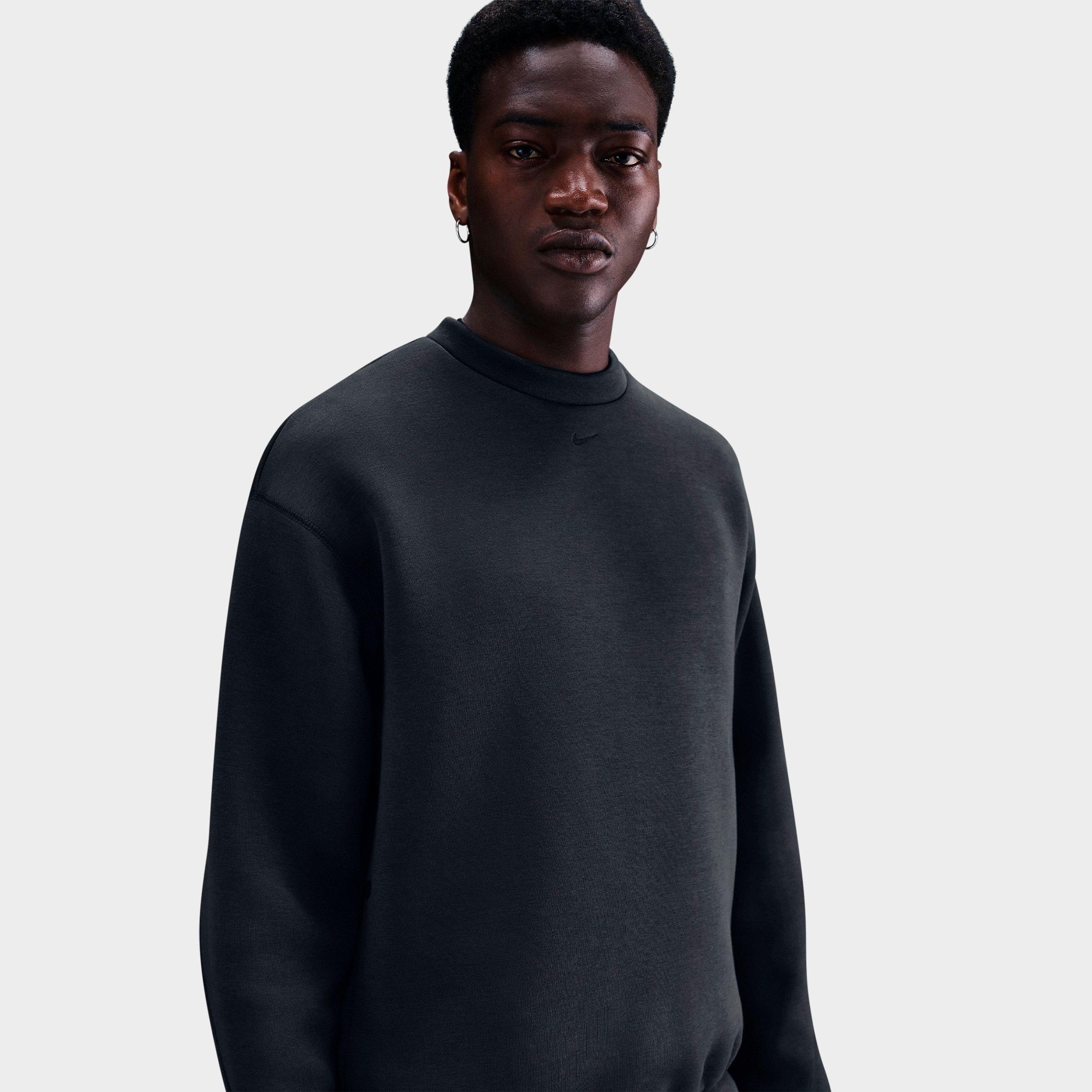 Men's Nithtke Tech Fleece Loose Fit Crewneck Sweatshirt - Anthracite/Black