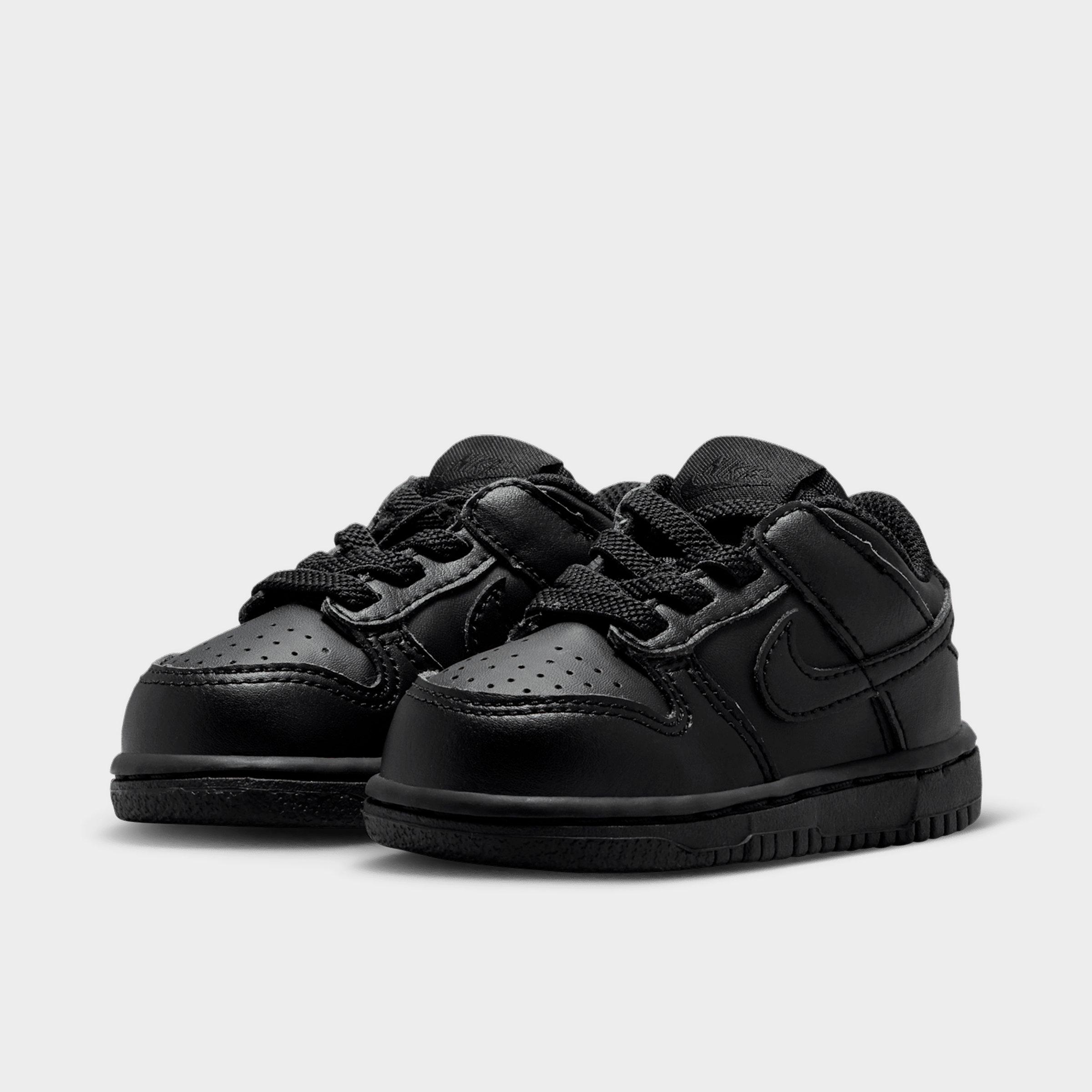 Kids' Toddler Nithtke Dunk Low Casual Shoes - Black - Both shoes facing left