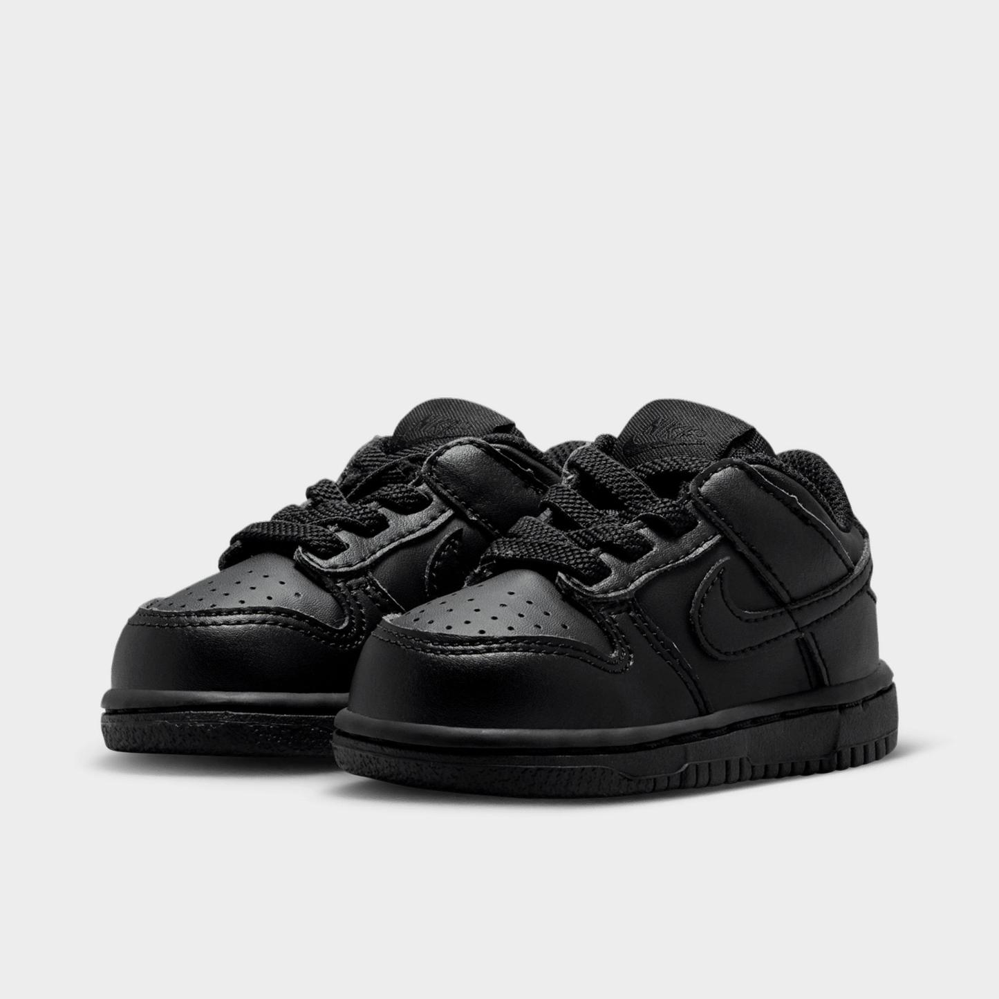 Kids' Toddler Nithtke Dunk Low Casual Shoes - Black - Both shoes facing left