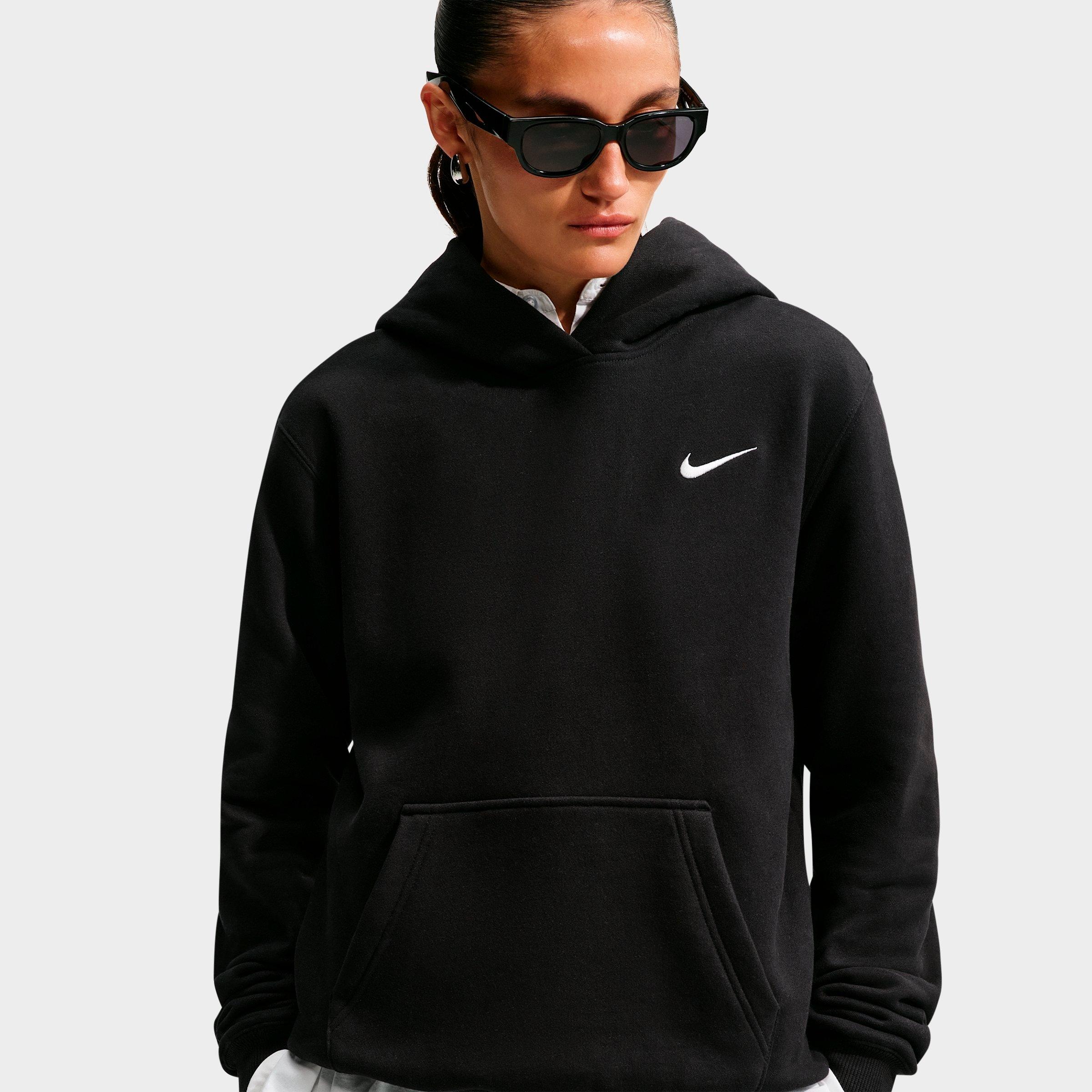 Women's Nithtke Studio Fleece Medium-Weight Pullover Hoodie - Total Black/Sail